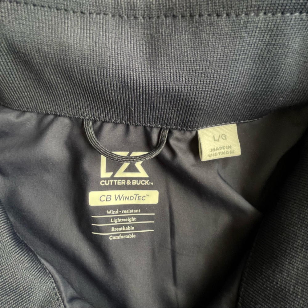 Cutter‎ & Buck WeatherTec Jacket 1/4 Zip Houndstooth - Picture 7 of 7